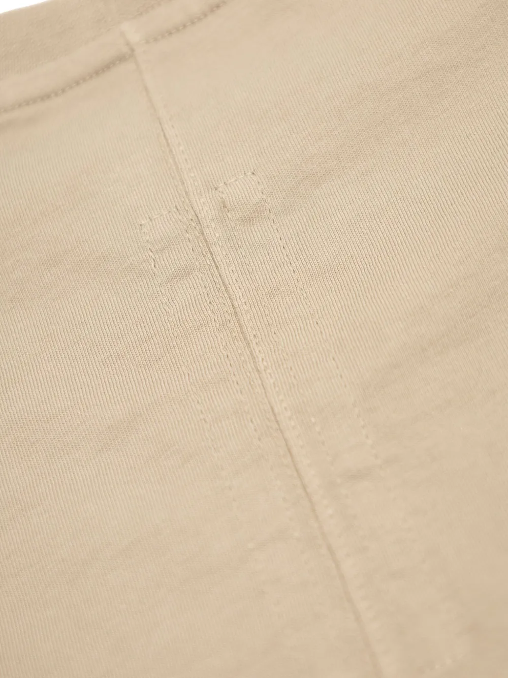 Rick Owens Seam-detail T-shirt In Neutral