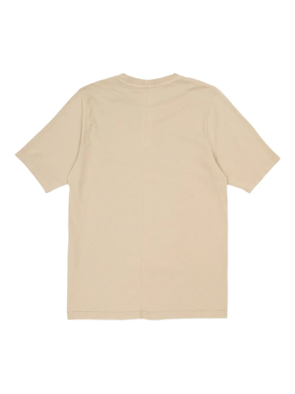 Rick Owens Seam-detail T-shirt In Neutral