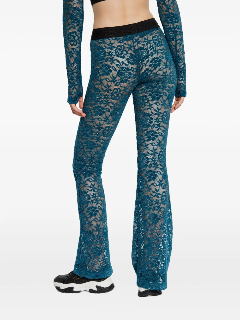 Versace Jeans Couture Flared broek Blauw