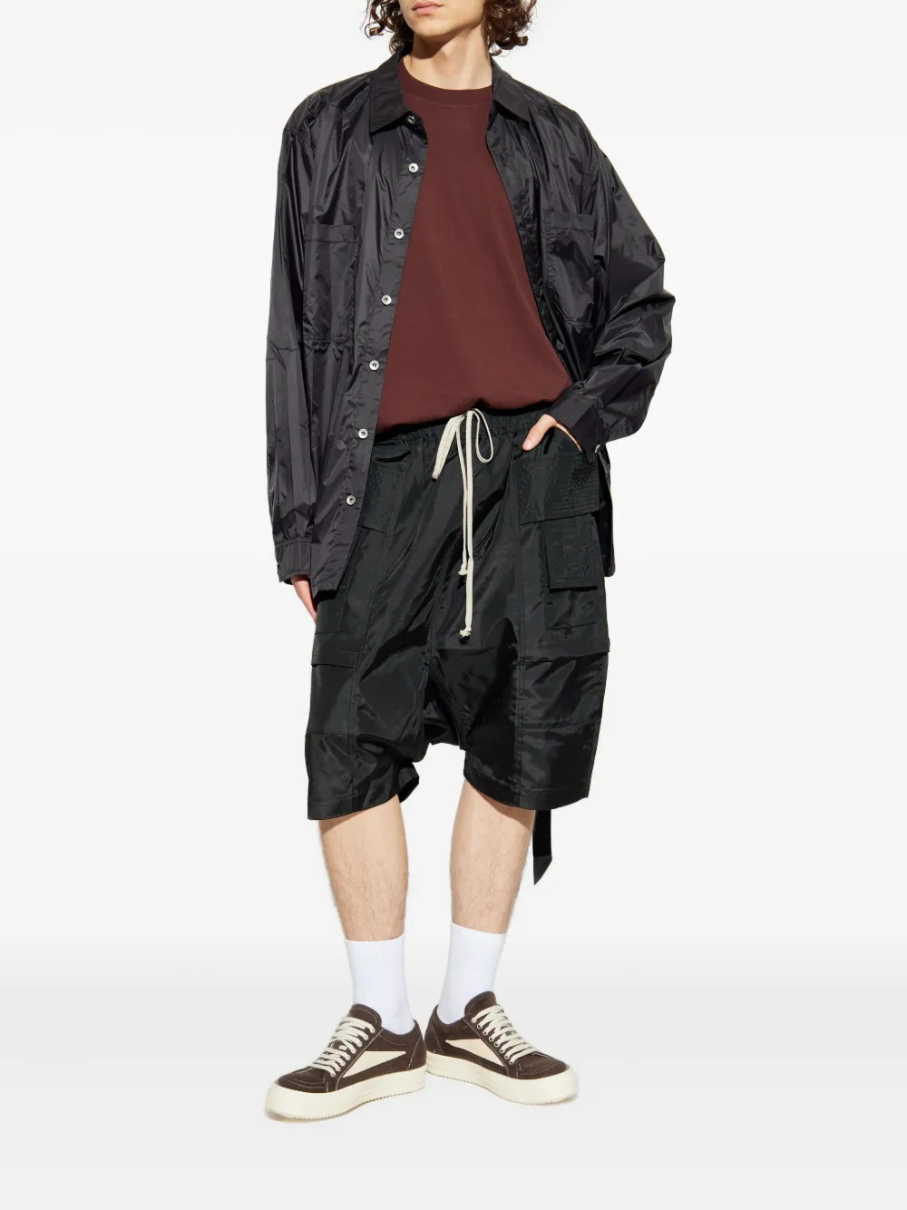 Rick Owens DRKSHDW buttoned pocket overshirt | Shirt Jackets | Image 2