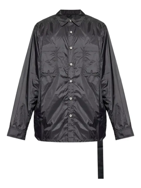 Rick Owens DRKSHDW sobrecamisa con bolsillos y solapa