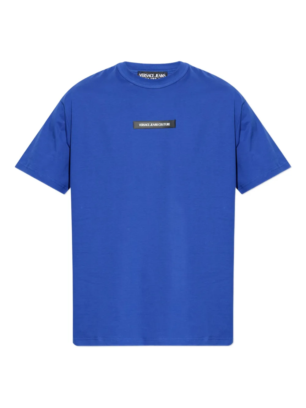 Versace Jeans Couture logo-appliqué T-shirt - Blu