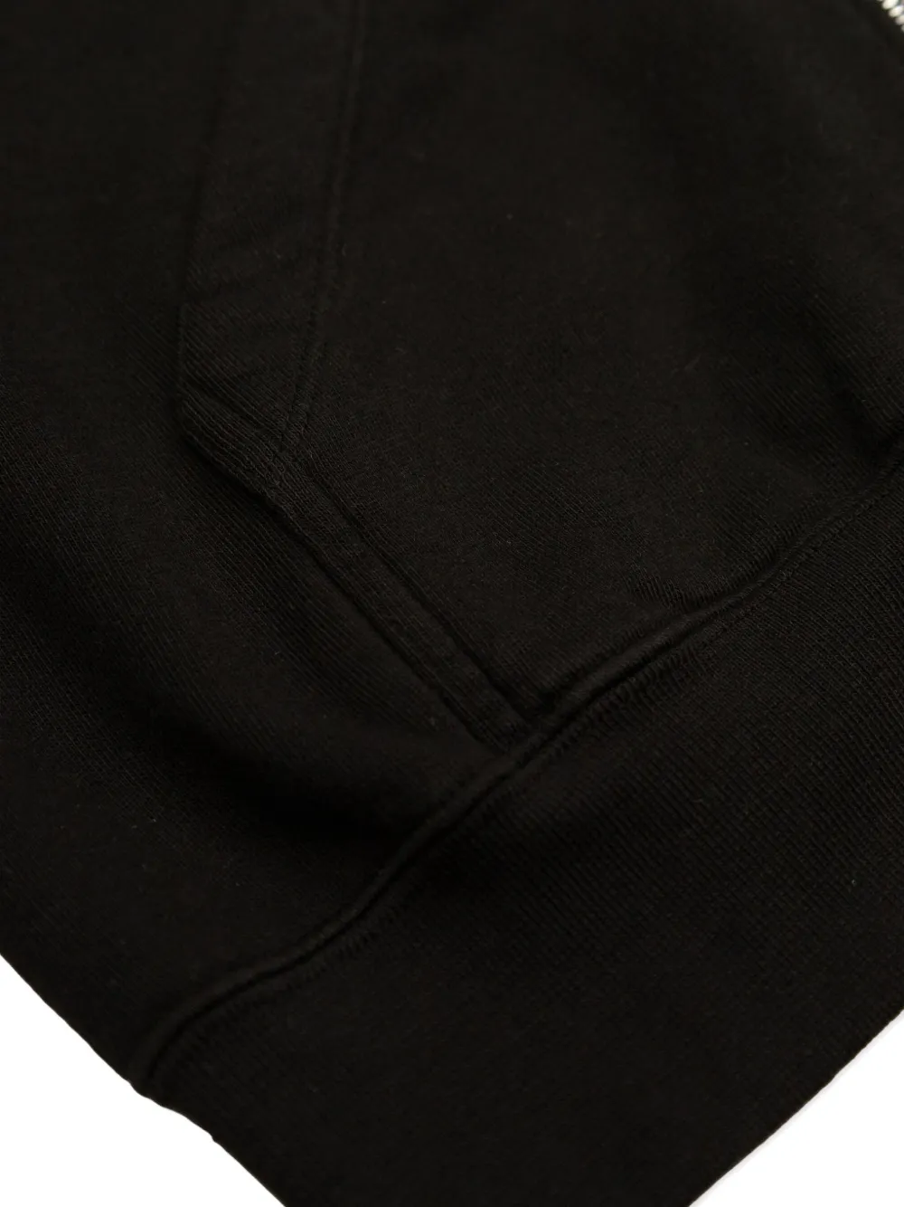 Rick Owens Zip-up Hoodie In Black