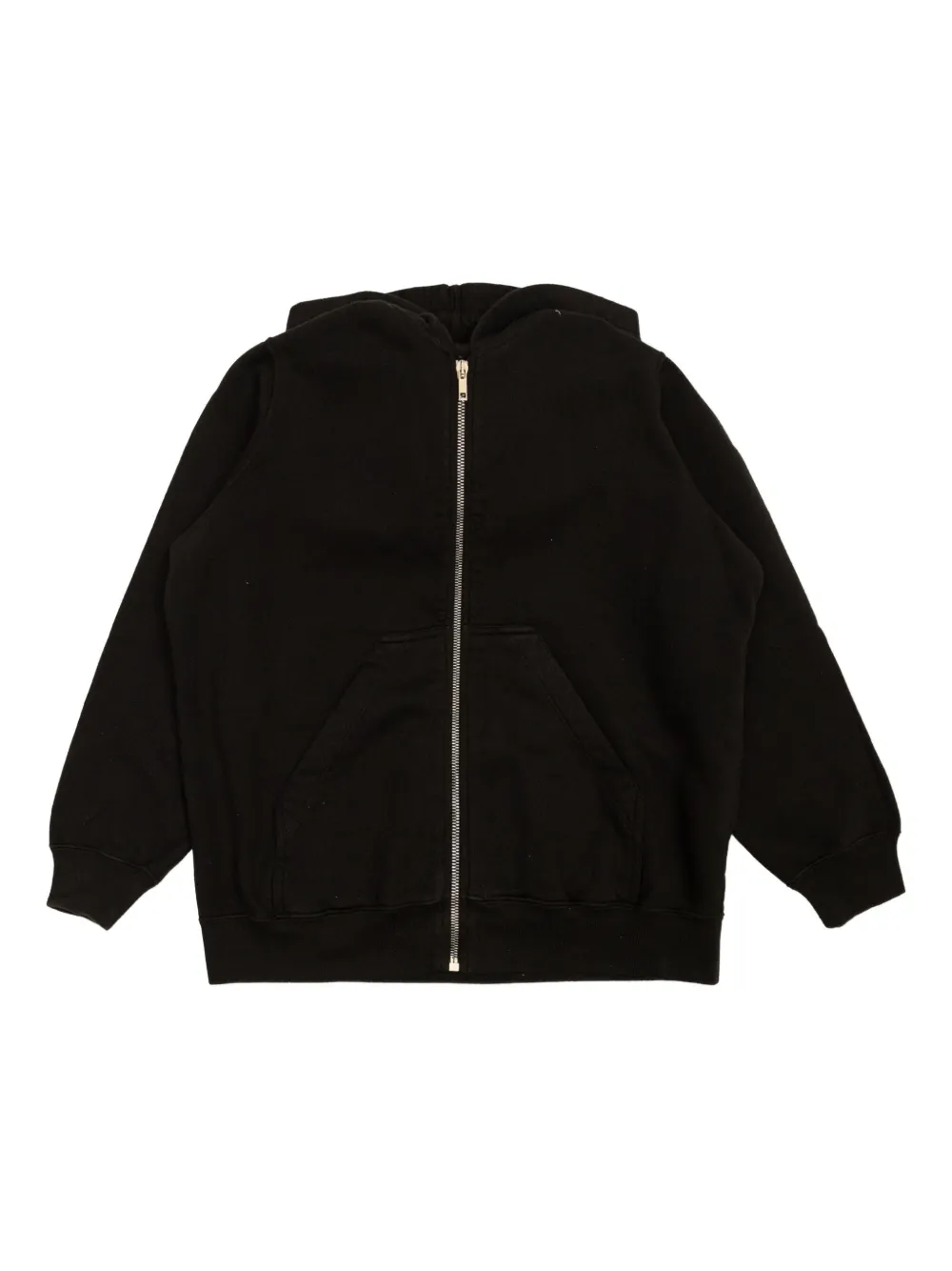 Rick Owens Kids' Zip-up Hoodie In Black