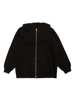 Rick Owens Kids ジップアップ パーカー | ブラック | FARFETCH JP