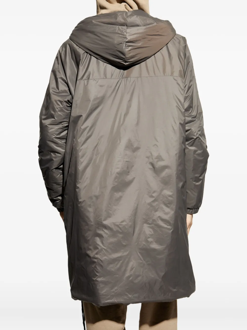 Rick Owens Drkshdw Long-sleeved Cotton Jacket In Gray