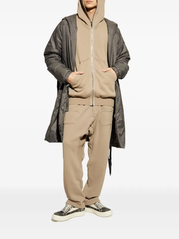 rick owens drkshdw フーデッドコート Rick Owens DRKSHDW フーデッドコート | グレー | FARFETCH JP