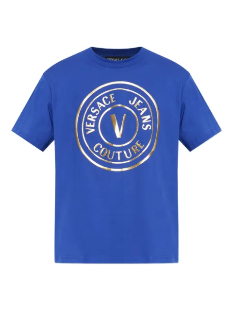 Versace Jeans Couture playera con logo estampado