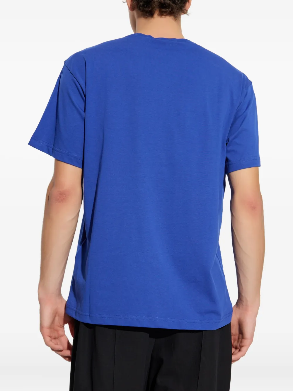 Versace Jeans Couture T-shirt met logoprint Blauw