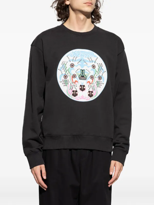 KENZO ケンゾー　グラフィックスウェット 黒　L Kenzo グラフィック スウェットシャツ | ブラック | FARFETCH JP