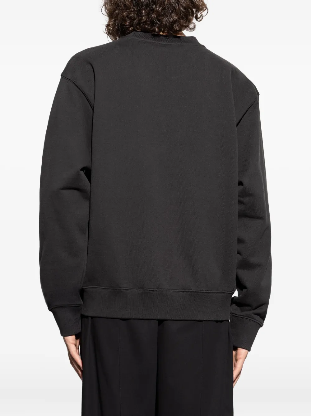 Kenzo Embroidered Sweatshirt With Crew Neck And Long Sleeves In Black
