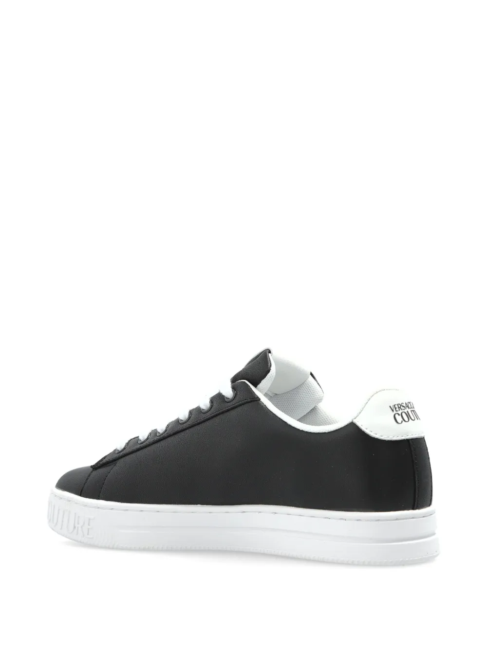 Versace Jeans Couture Sneakers met logoprint Zwart