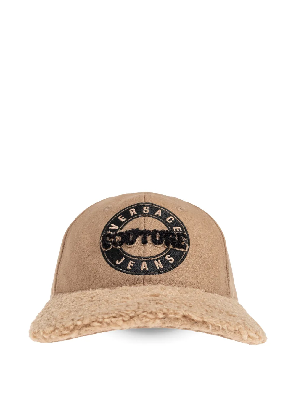 Versace Jeans Couture logo trim hat - Bruin
