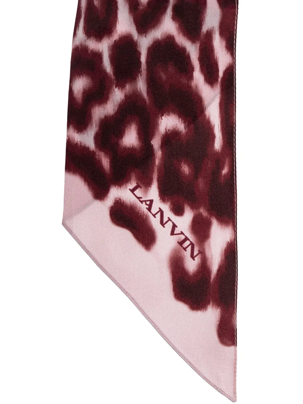 Lanvin Leopard-print Scarf In Multi