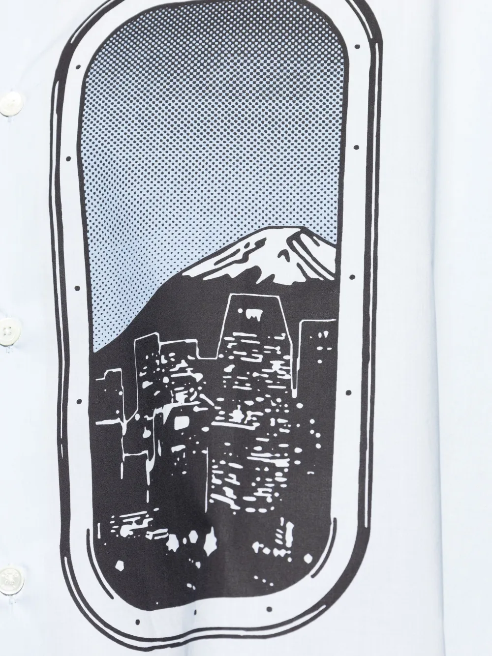 Kenzo Overhemd met grafische print Wit