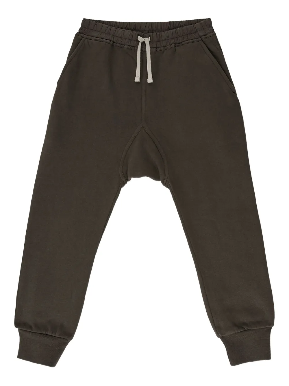 Rick Owens Drawstring Track Pants In Green