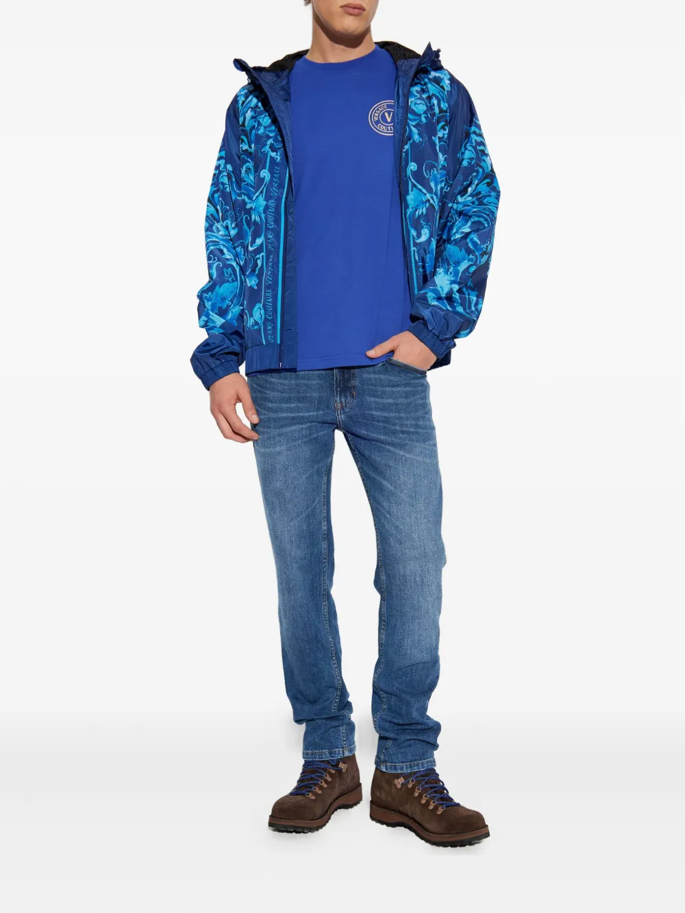 Versace Jeans Couture Barocco-print hooded jacket | Hooded Jackets | Image 2