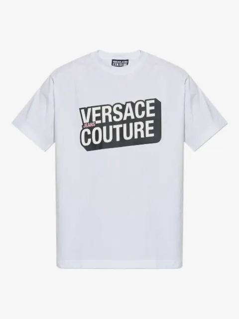 Versace Jeans Couture playera con logo estampado