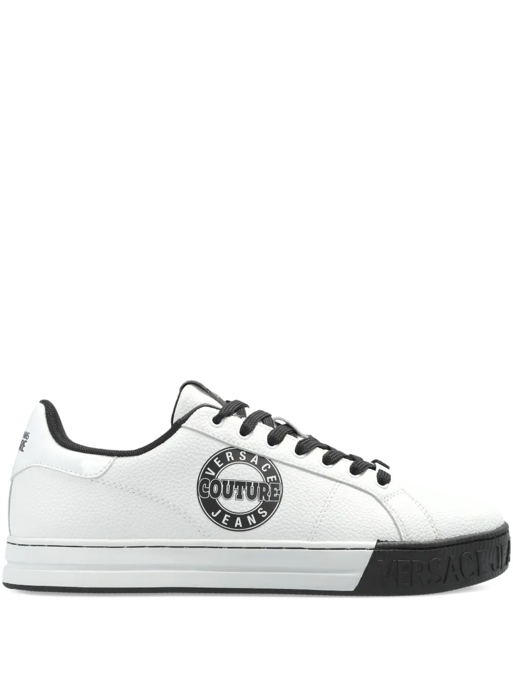 Versace Jeans Couture Sneakers met logoprint Wit