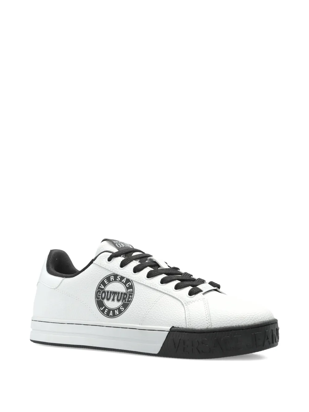 Versace Jeans Couture Sneakers met logoprint Wit