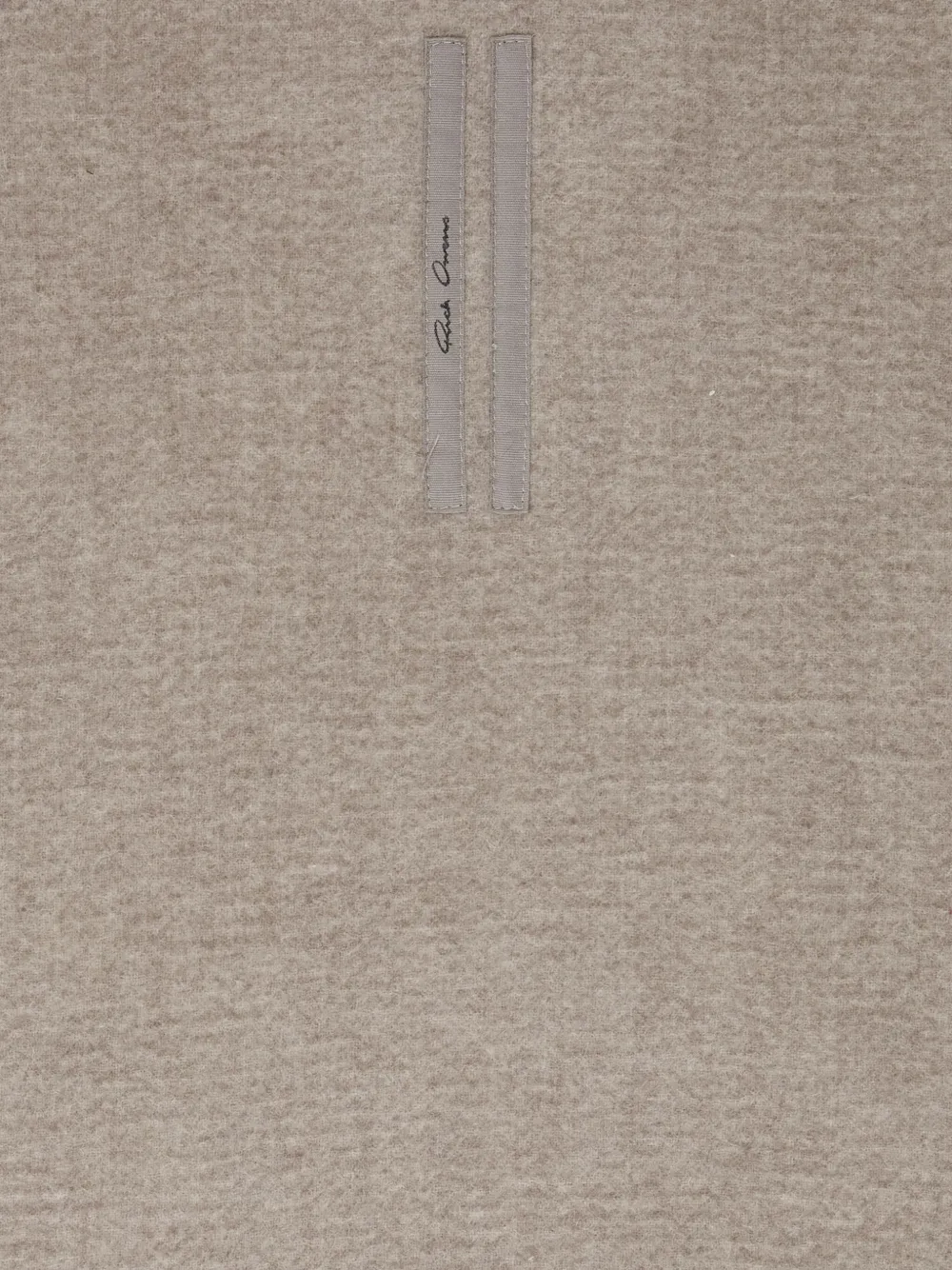 Rick Owens Kids Deken met logodetail Beige