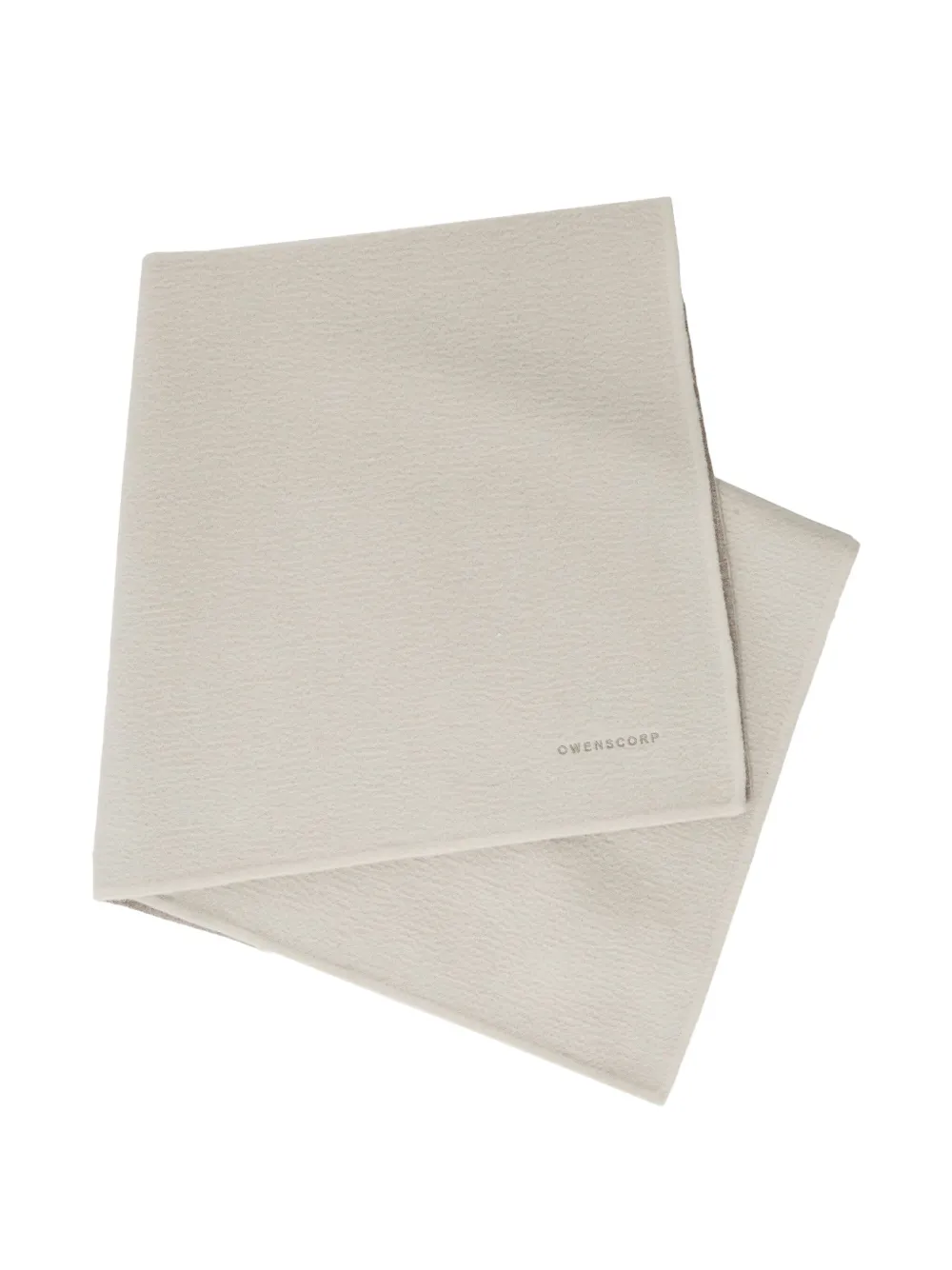 Rick Owens Kids Deken met logodetail Beige