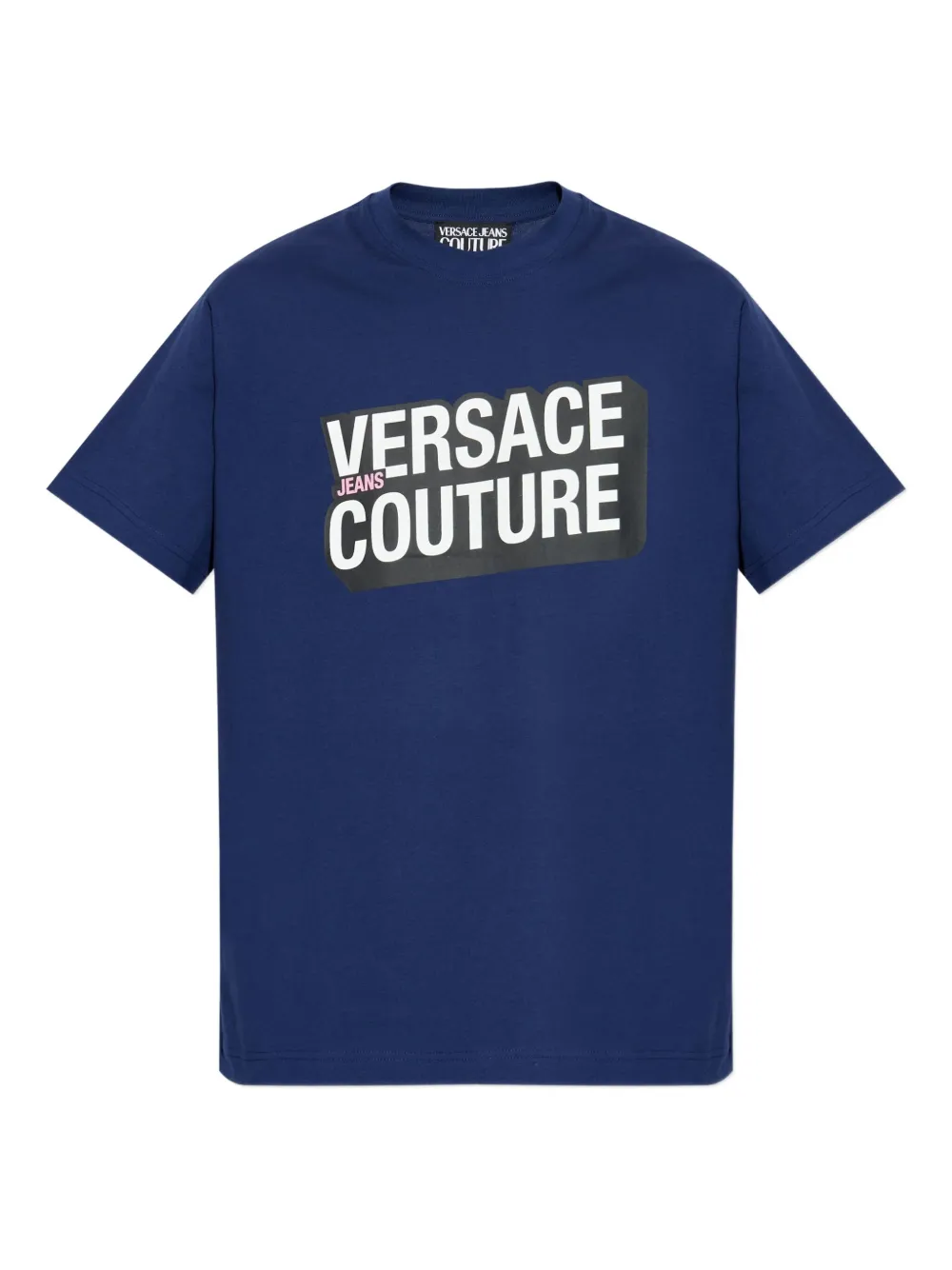 Versace Jeans Couture logo-print T-shirt - Blu