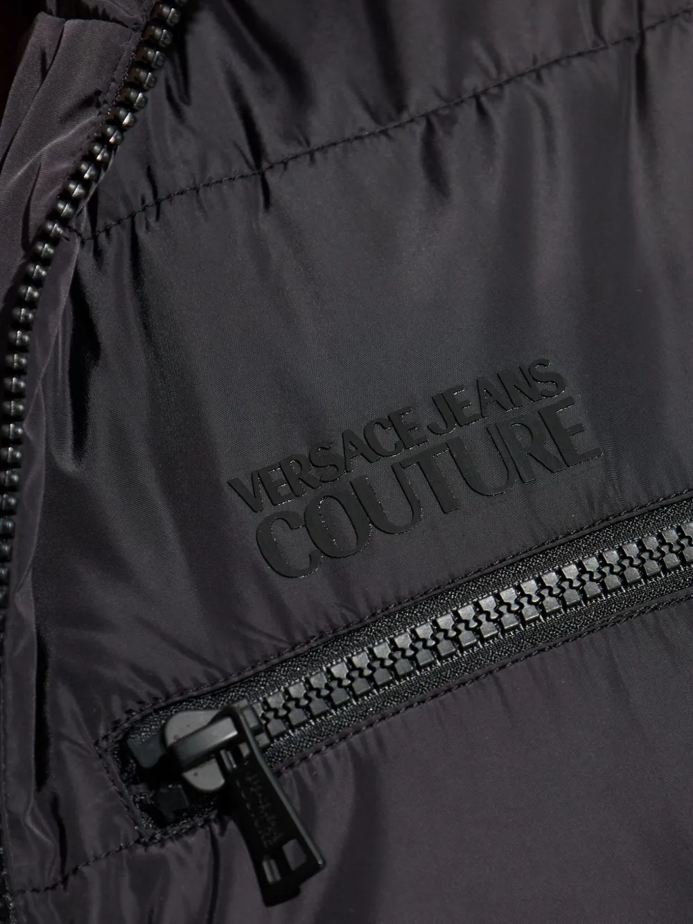 Versace Jeans Couture Gewatteerde bodywarmer Zwart