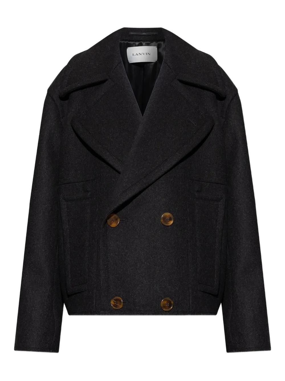 Lanvin double-breasted button jacket | Grey | Image 1
