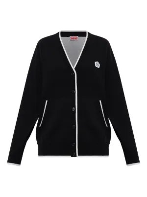 2005AW KENZO Runway long knit cardigan KENZO 'Year of the Dragon