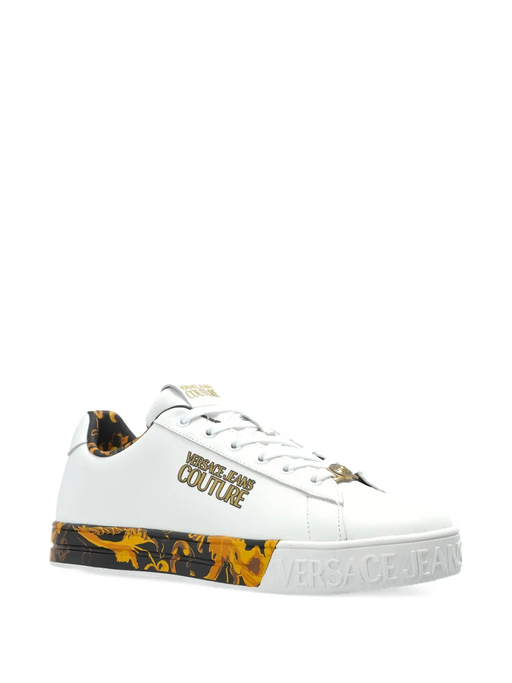 Versace Jeans Couture logo-detail sneakers - Wit