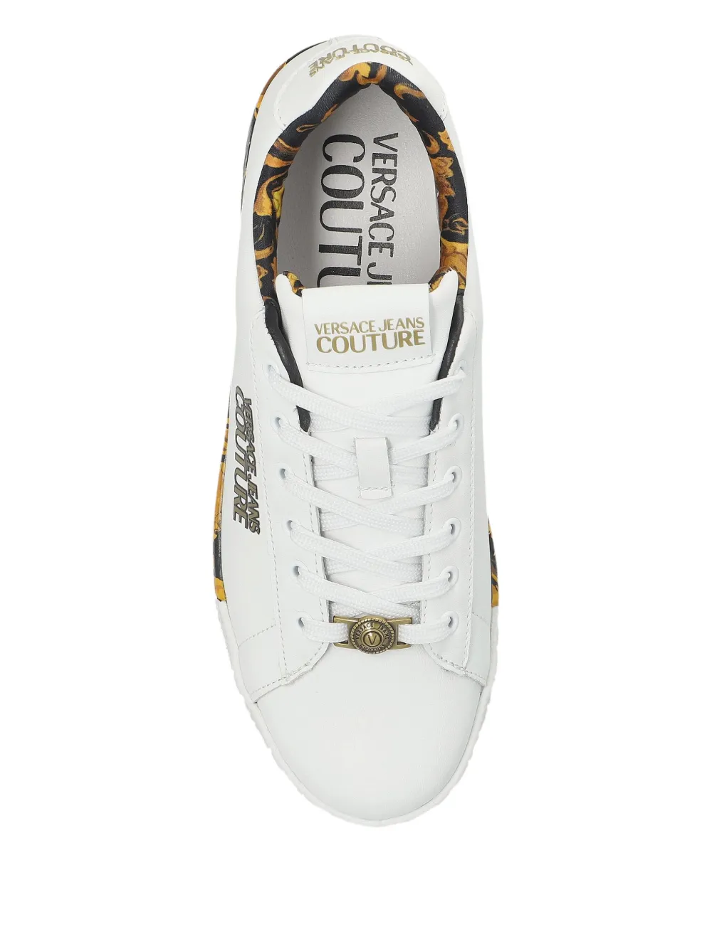 Versace Jeans Couture Sneakers met logo Wit
