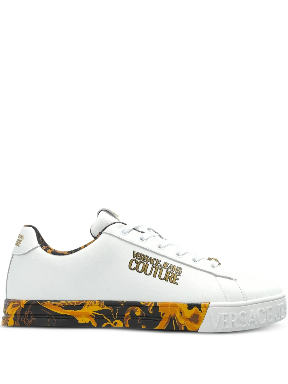 Versace Jeans Couture Sneakers met logo Wit