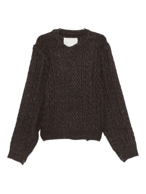 Camiel Fortgens cable-knit jumper