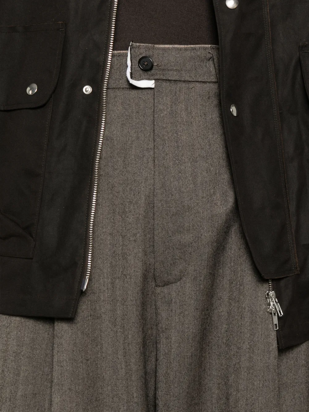 Camiel Fortgens Brown Slim Suit Shorts In Brown