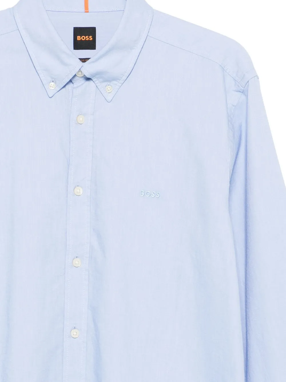 Hugo Boss Long Sleeve Shirt In Blue