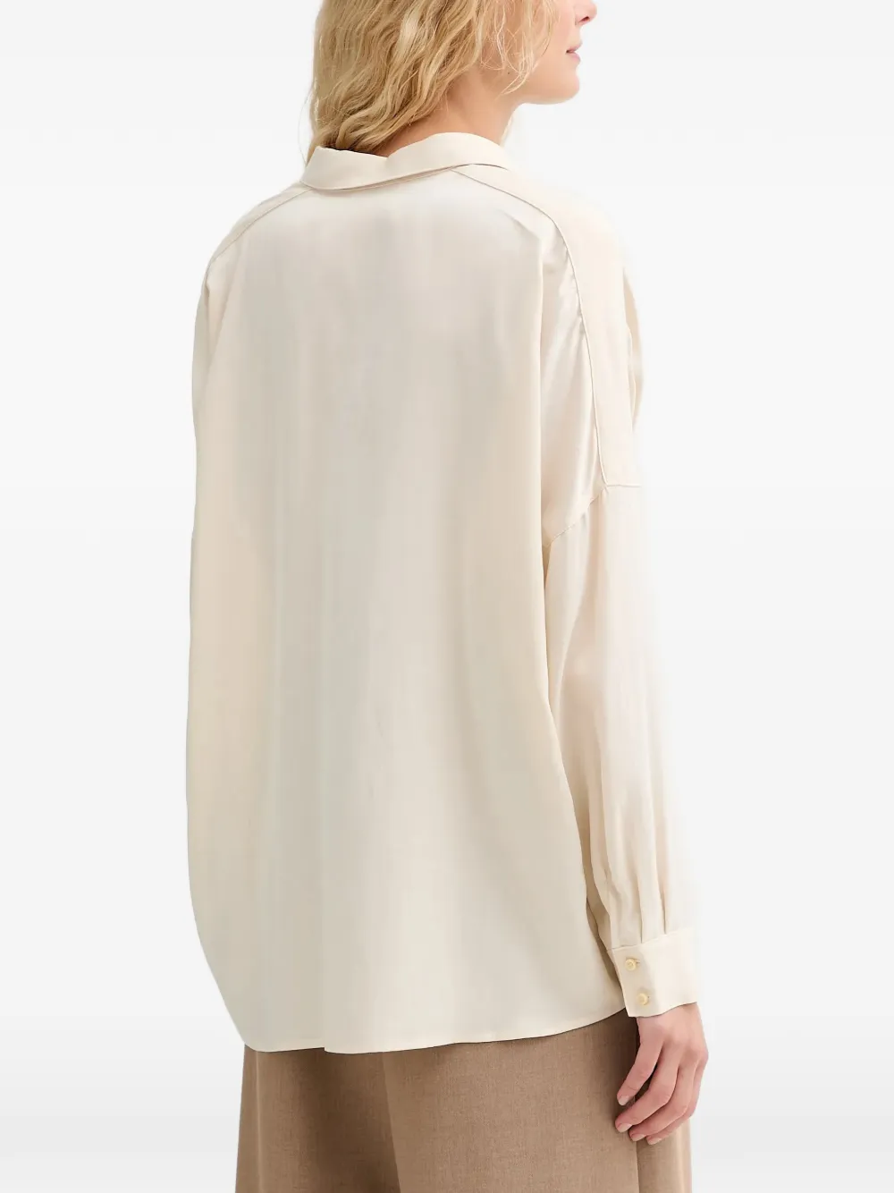 Sessun Long Sleeve Shirt In White