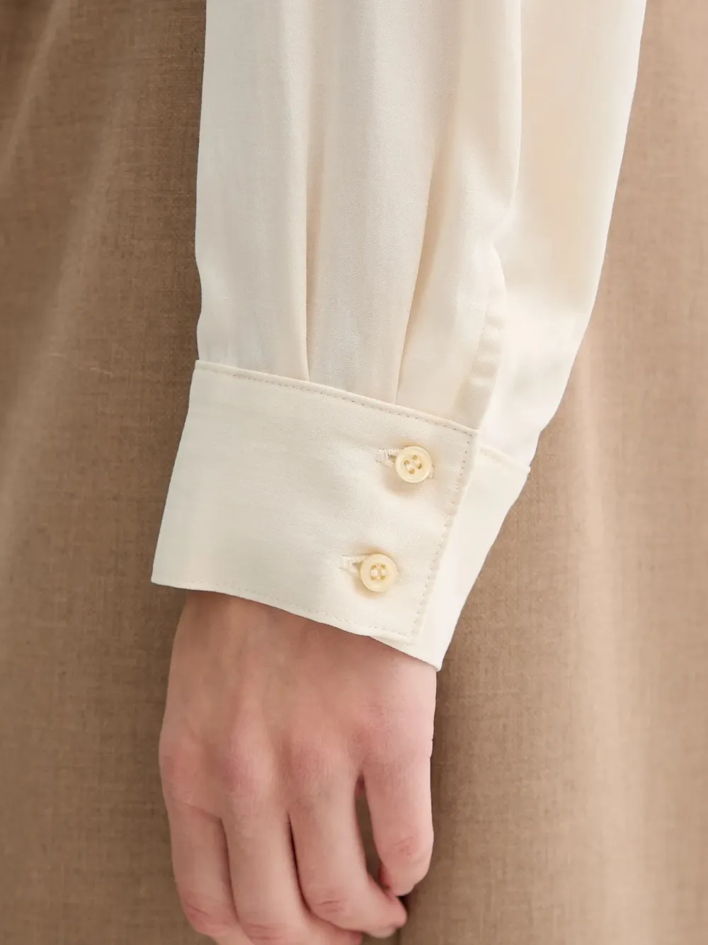 Sessun Long Sleeve Shirt In White