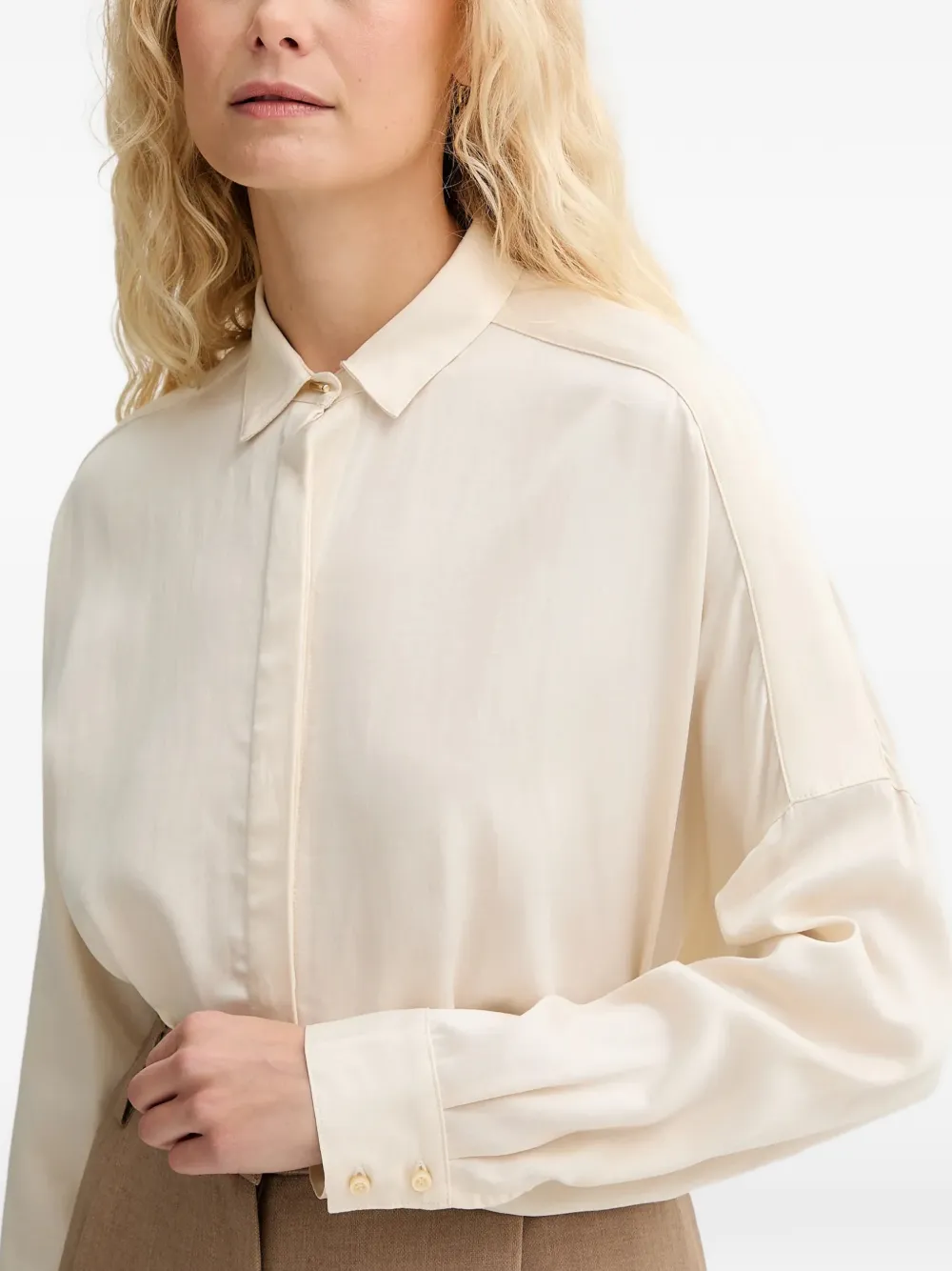 Sessun Long Sleeve Shirt In White