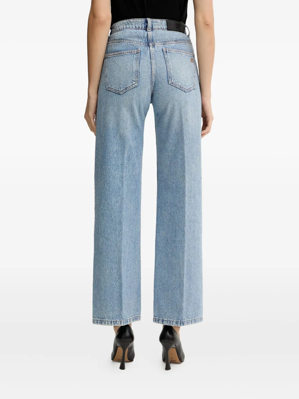 Silvian Heach Jeans met knopen Blauw