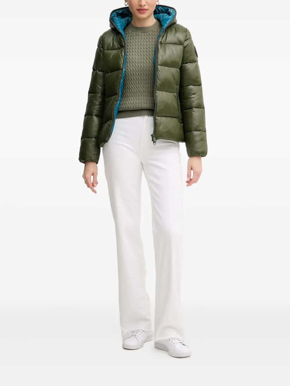 Save The Duck Lois hooded puffer jacket | Down Jackets | Image 2