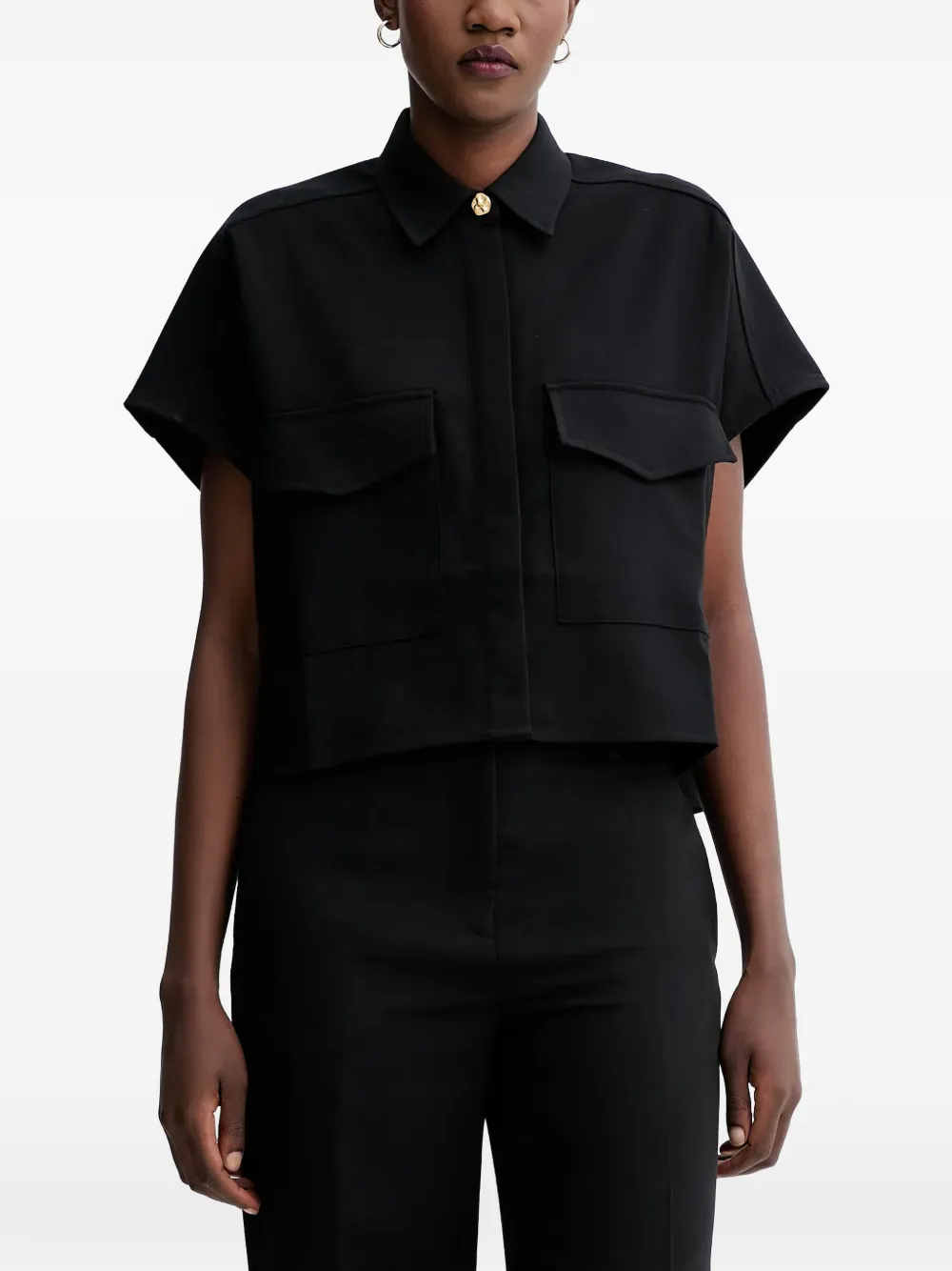 Sessun Short Sleeve Shirt In Black