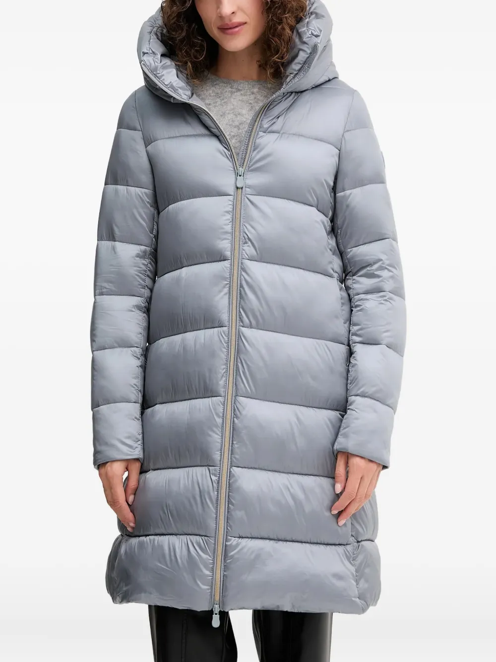 Save The Duck Lysa hooded padded coat | Grey | Image 1