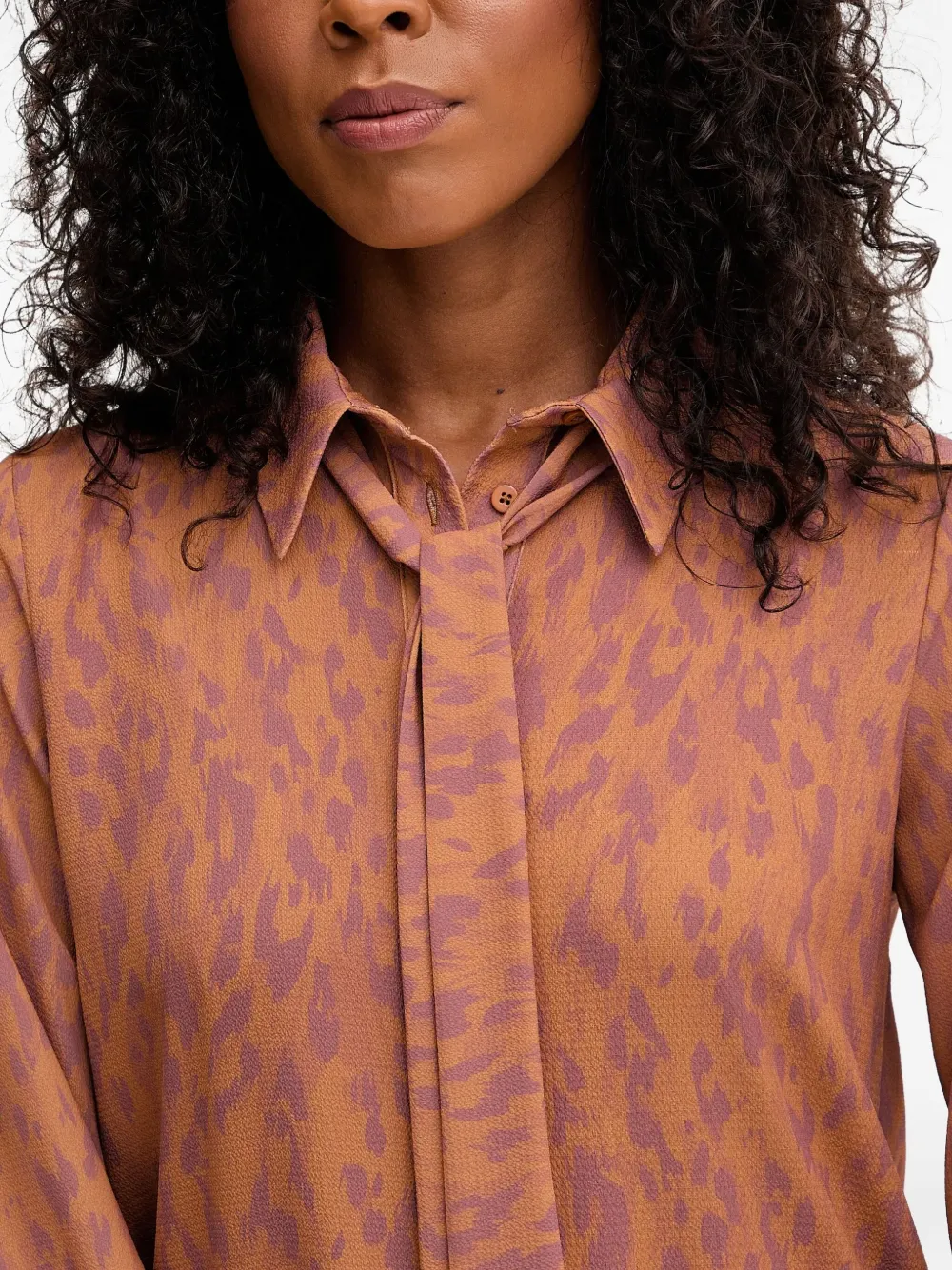 Silvian Heach Pleated Mini Dress In Brown