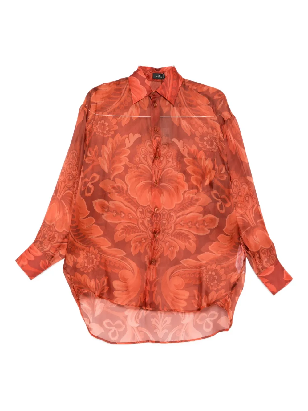 ETRO floral-print shirt - Rosso