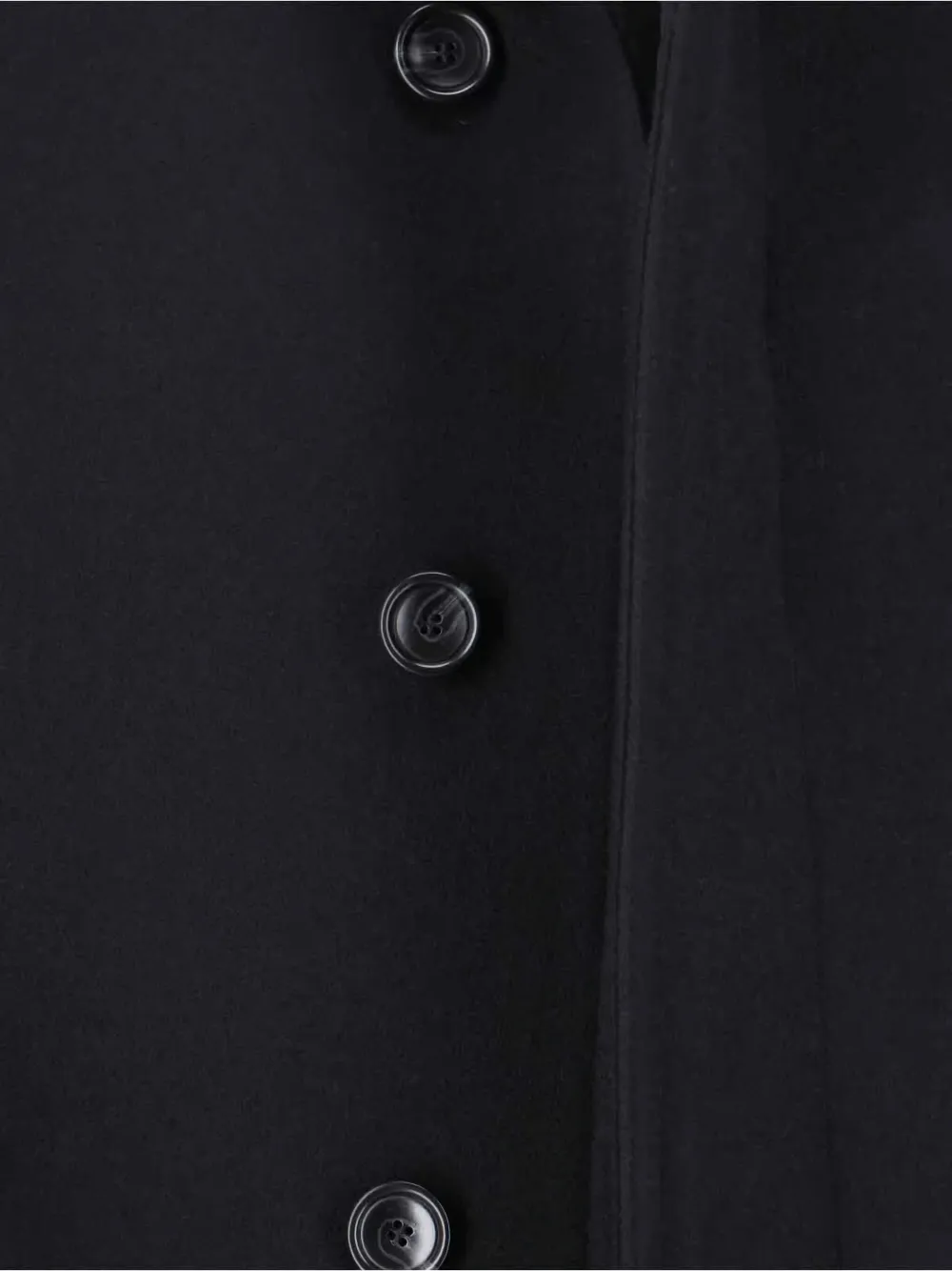Tagliatore Straight Cut Coat With Concealed Button Placket In Blue