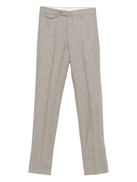 Tagliatore mélange-effect trousers