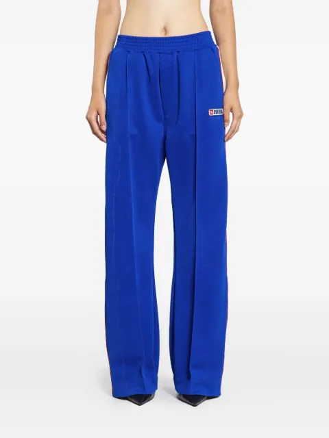 Ssheena pantalones de chándal con raya lateral