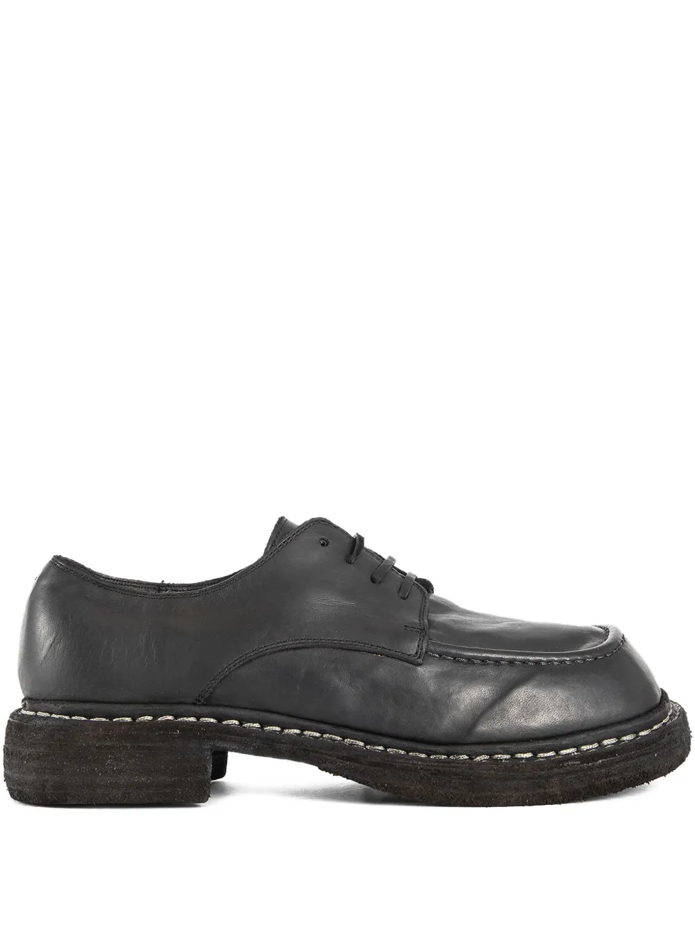 Guidi leather Derby shoes - Nero
