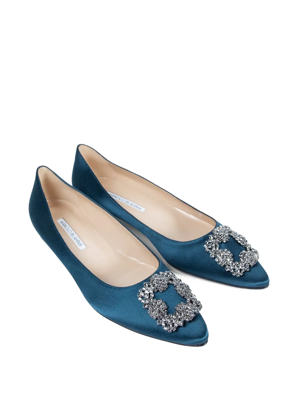 Manolo Blahnik Hangisiflat pumps Blauw